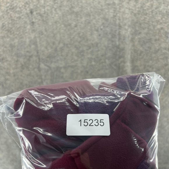 LL Bean Sweater Men Large Burgundy 1/4 Zip Sweatshirt Warm Outdoors Fleece VTG - Picture 12 of 12